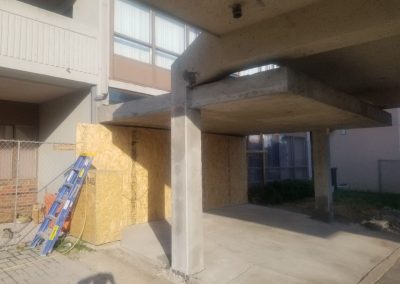 Structural concrete repairs, Canopy replacement (32)