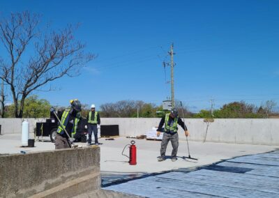 Structural concrete repairs Hot applied waterproofing (36)