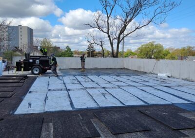 Structural concrete repairs Hot applied waterproofing (37)